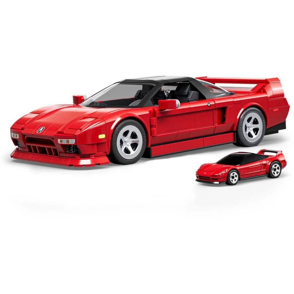 Hot Wheels Brick Shop Elite Acura Nsx 90 1:16 876Pcs Mattel - imagem 4