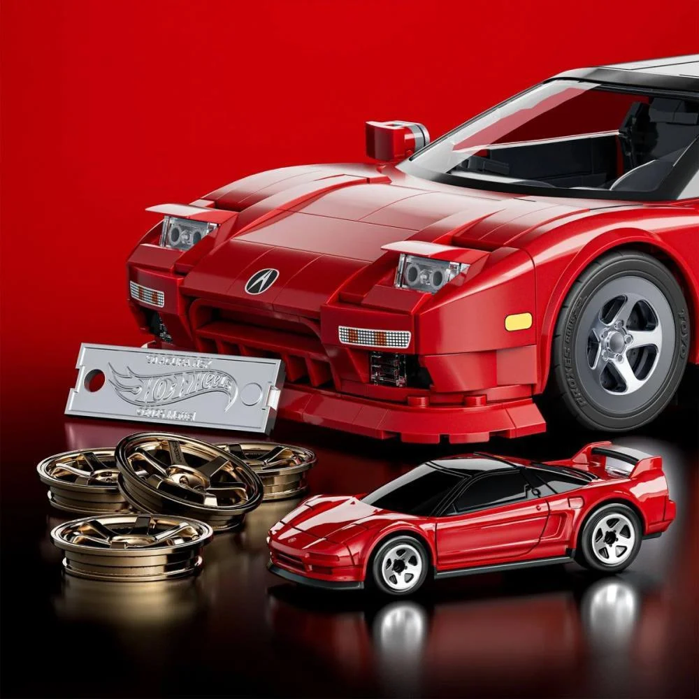 Hot Wheels Brick Shop Elite Acura Nsx 90 1:16 876Pcs Mattel - imagem 6