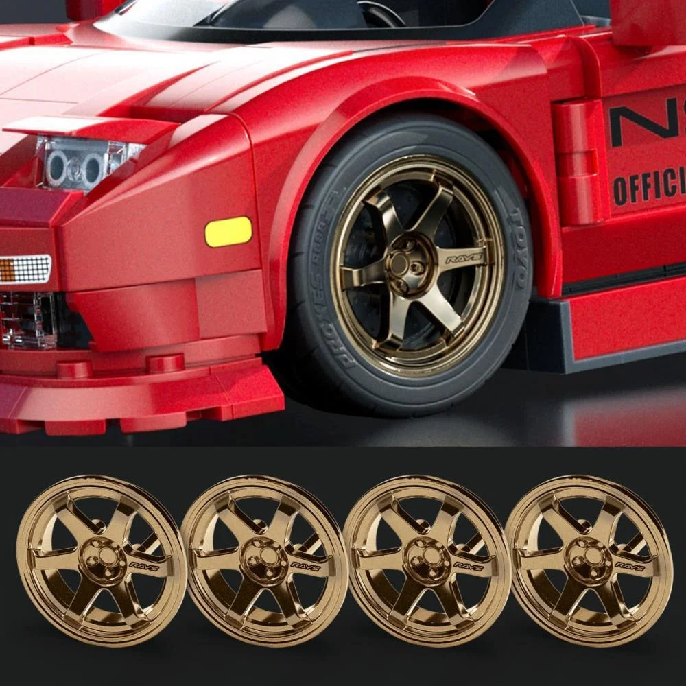 Hot Wheels Brick Shop Elite Acura Nsx 90 1:16 876Pcs Mattel - imagem 10