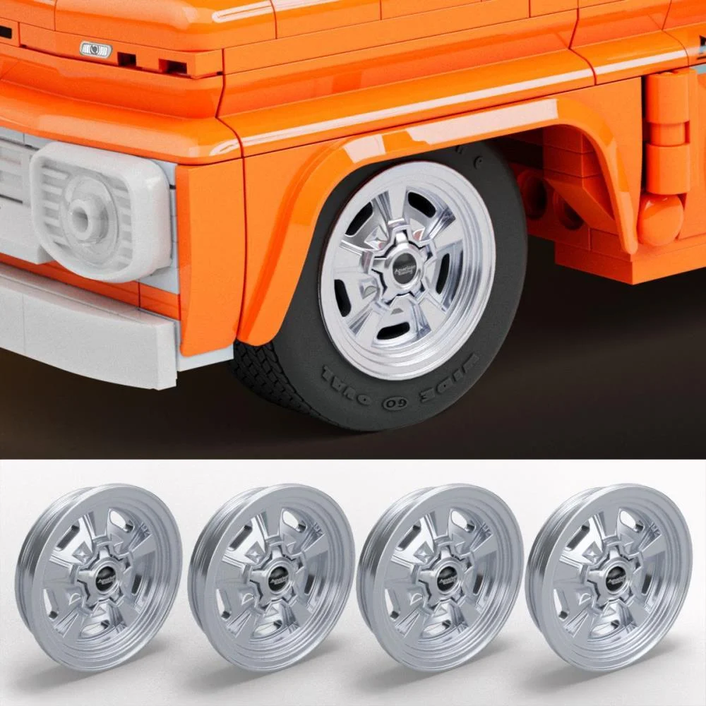 Hot Wheels Brick Shop Elite Chevy Pickup 1:16 858P Mattel - imagem 9