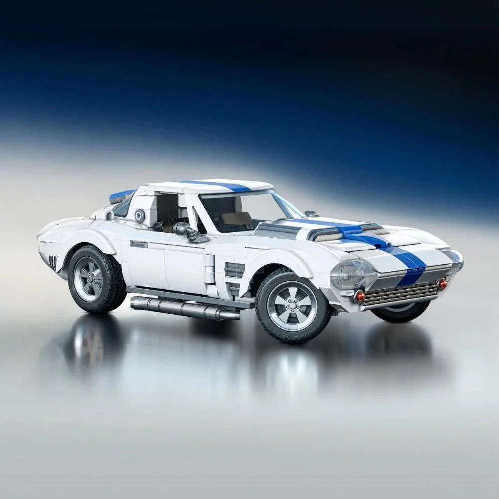 Hot Wheels Brick Shop Elite Corvette Grand 1:16 918P Mattel - imagem 11