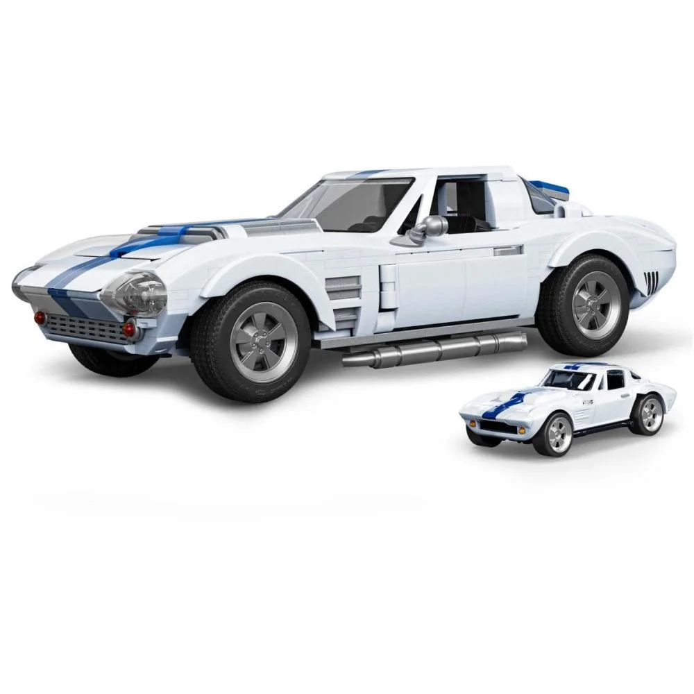 Hot Wheels Brick Shop Elite Corvette Grand 1:16 918P Mattel - imagem 4