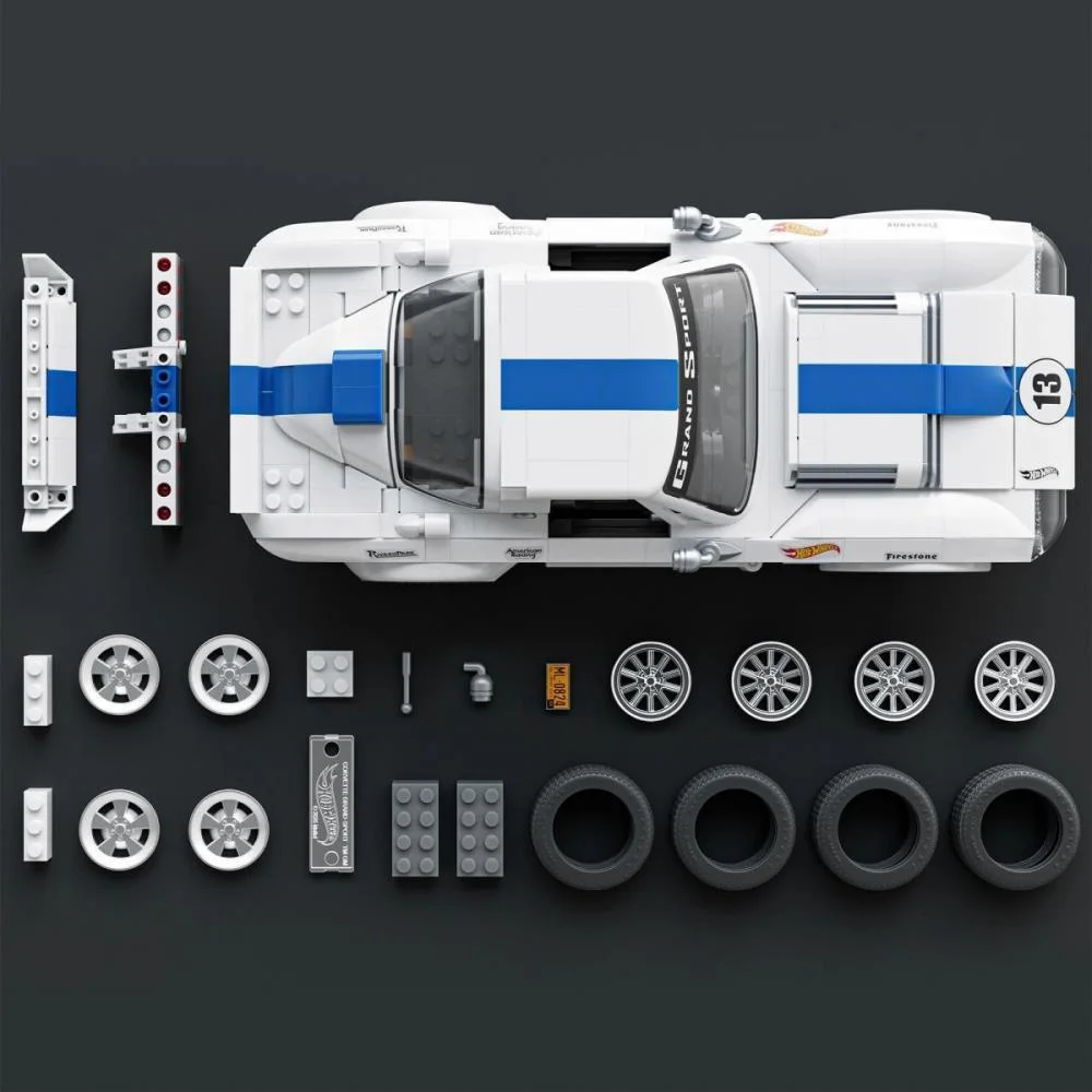 Hot Wheels Brick Shop Elite Corvette Grand 1:16 918P Mattel - imagem 5