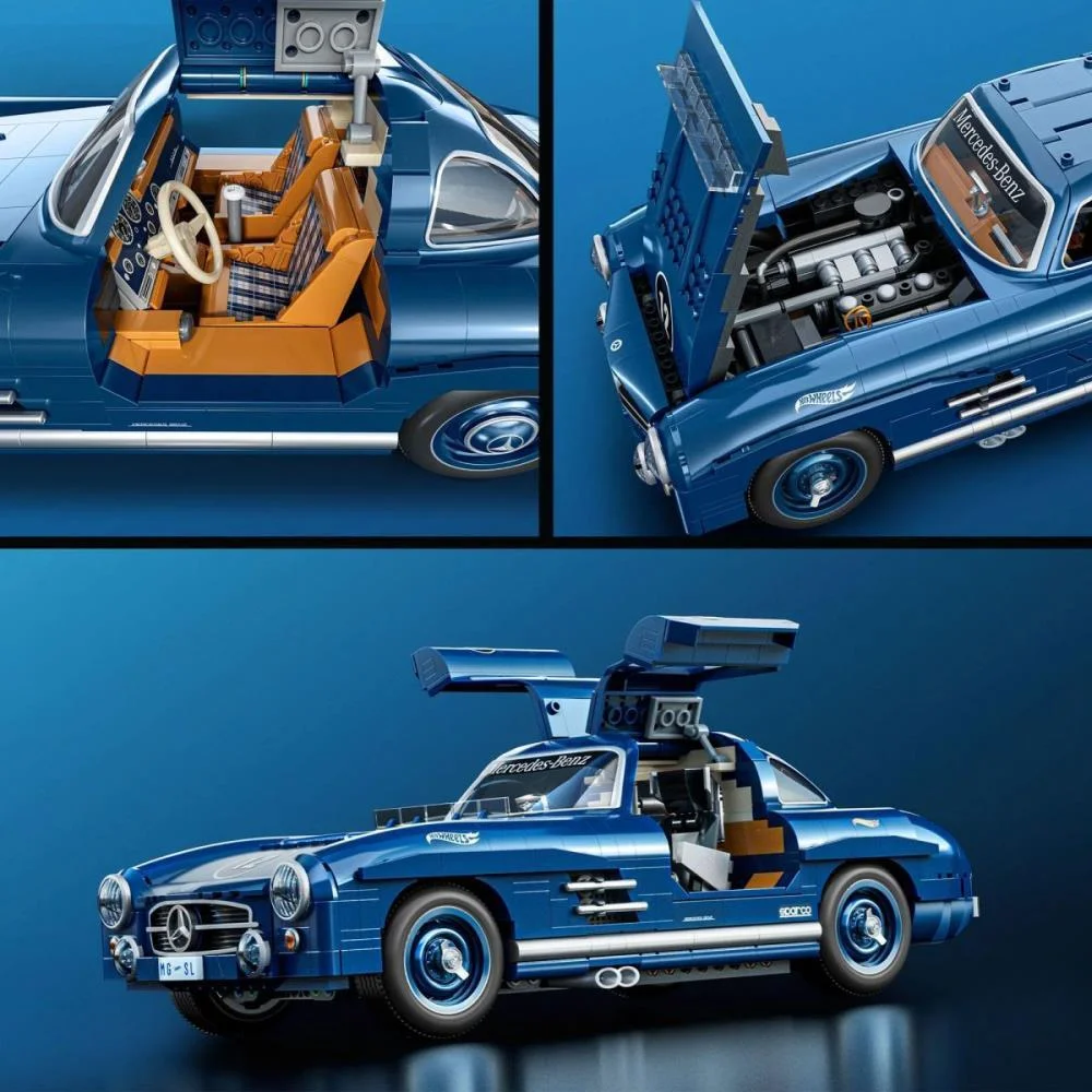 Hot Wheels Brick Shop Mercedes-Benz 300Sl 1:12 1600P Mattel - imagem 6