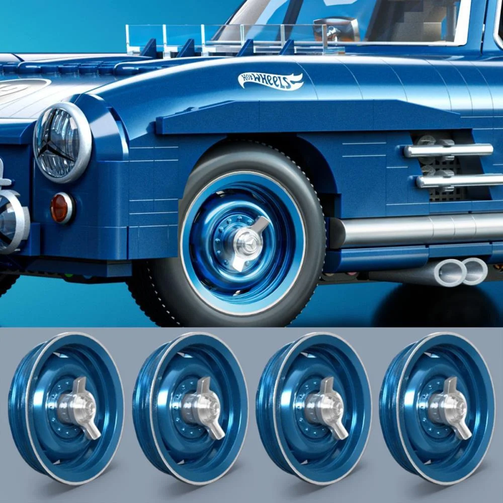 Hot Wheels Brick Shop Mercedes-Benz 300Sl 1:12 1600P Mattel - imagem 8