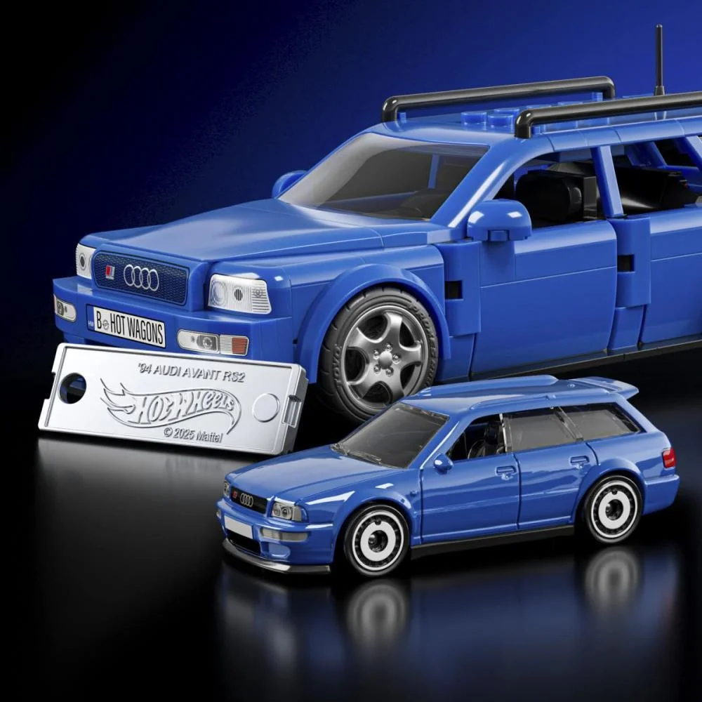 Hot Wheels Brick Shop Speed 94 Audi Avant 1:32 253Pc Mattel - imagem 6