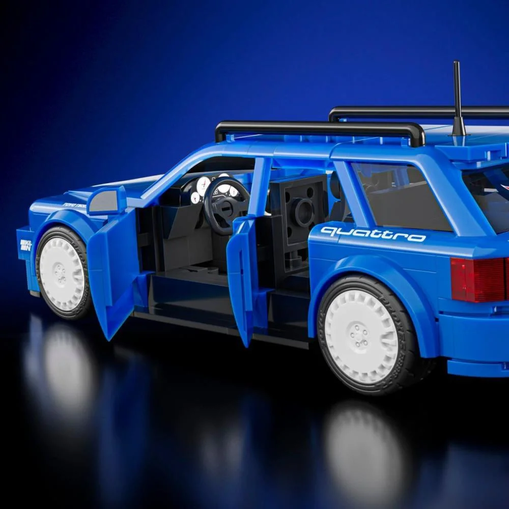 Hot Wheels Brick Shop Speed 94 Audi Avant 1:32 253Pc Mattel - imagem 7