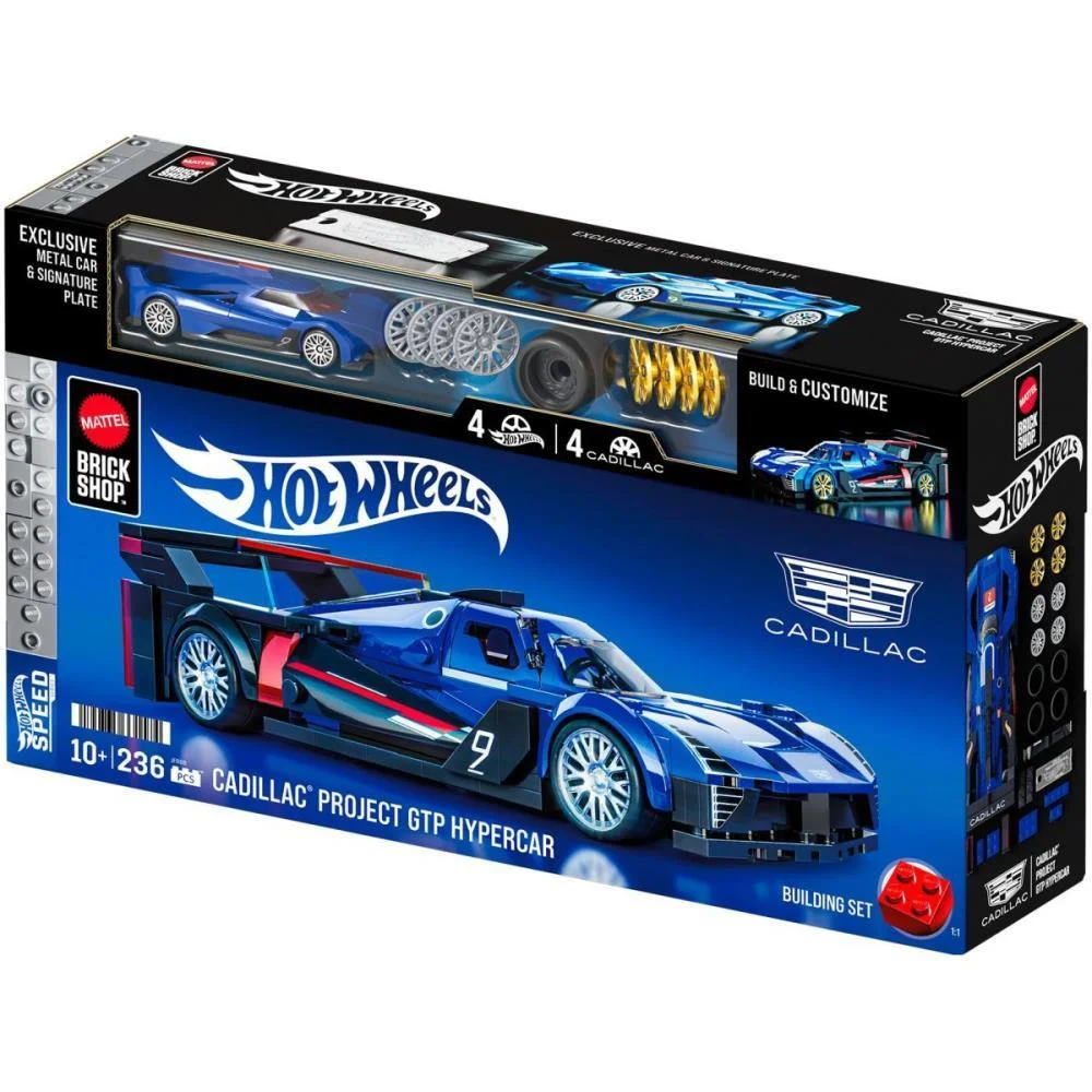 Hot Wheels Brick Shop Cadillac Project Gtp 1:32 236P Mattel - imagem 12