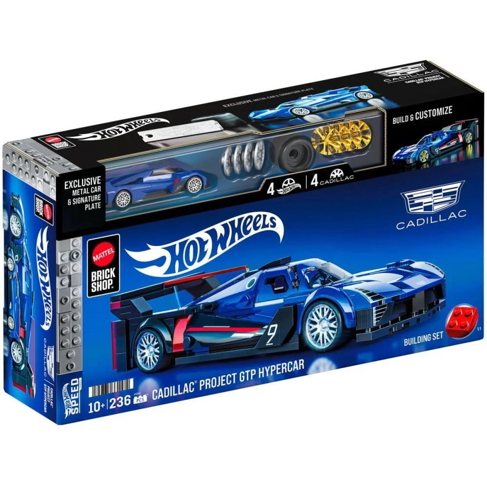 Hot Wheels Brick Shop Cadillac Project Gtp 1:32 236P Mattel - imagem 13