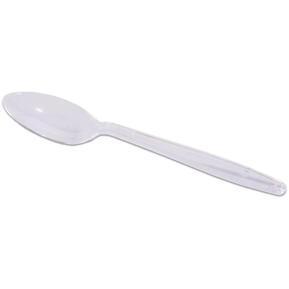 Talher Descartavel Colher Plast. Refeicao Cristal Prafesta (Pct.c/50) - imagem 3