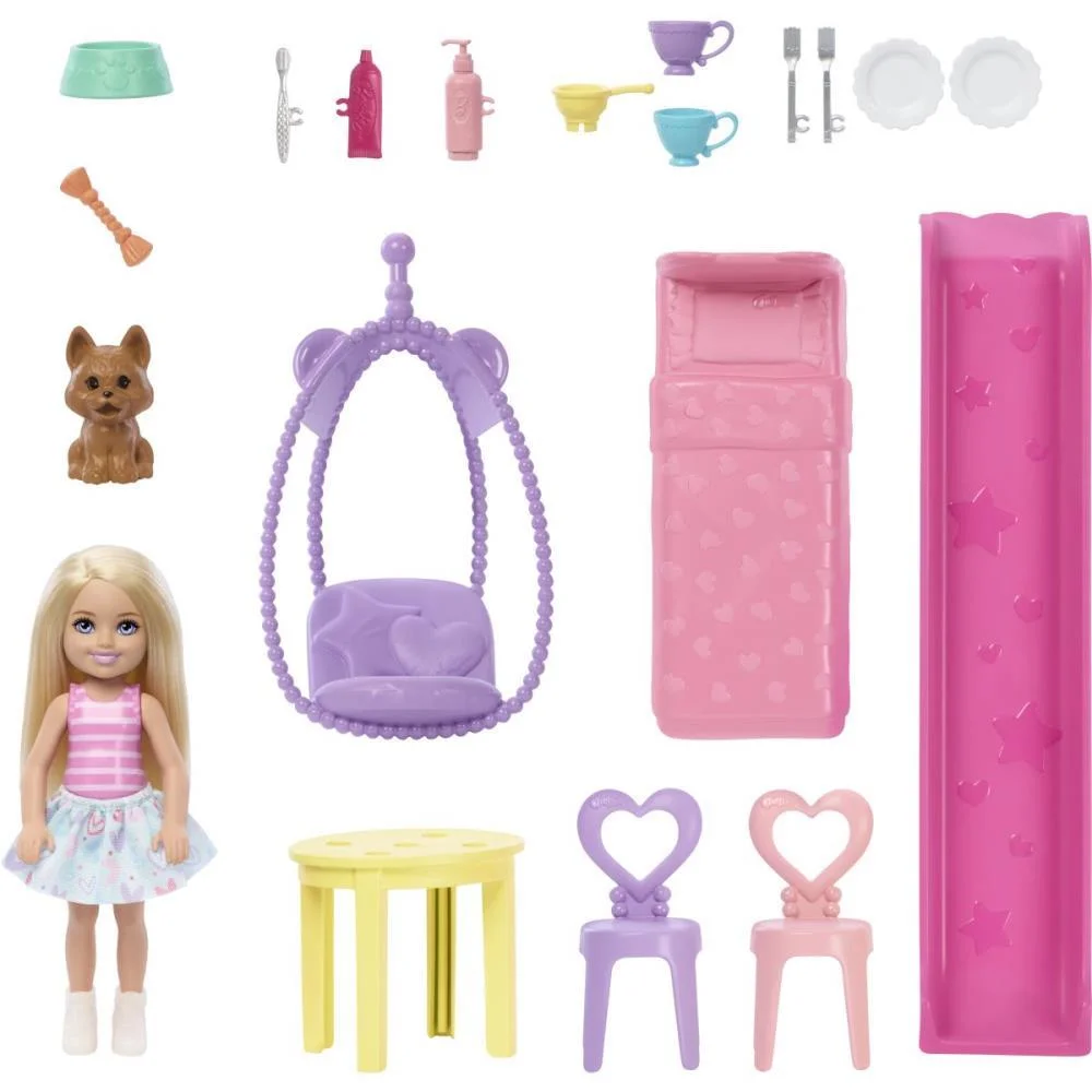 Barbie Family Casa Da Chelsea Transformavel Mattel - imagem 3