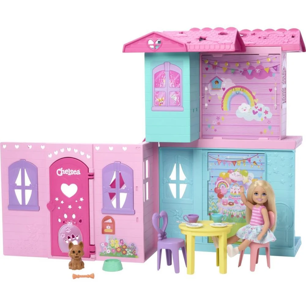 Barbie Family Casa Da Chelsea Transformavel Mattel - imagem 4