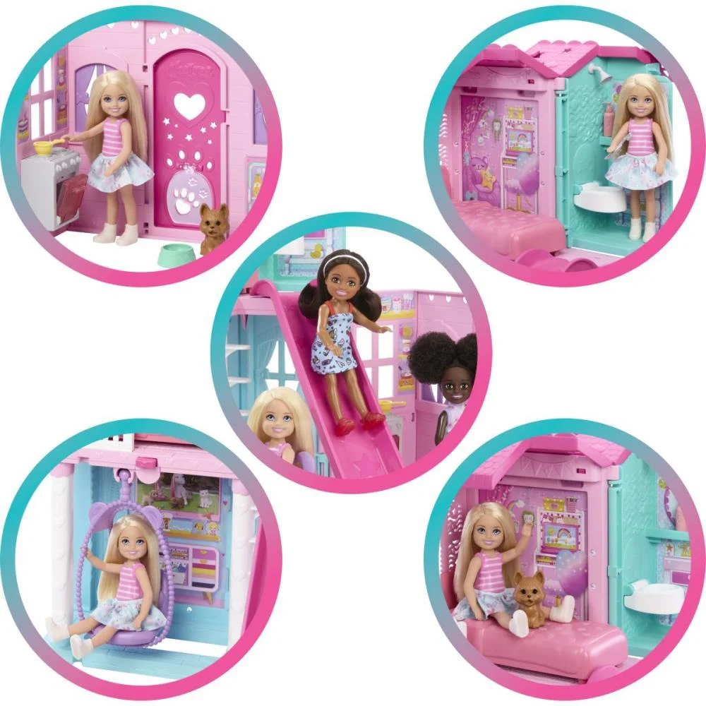 Barbie Family Casa Da Chelsea Transformavel Mattel - imagem 5
