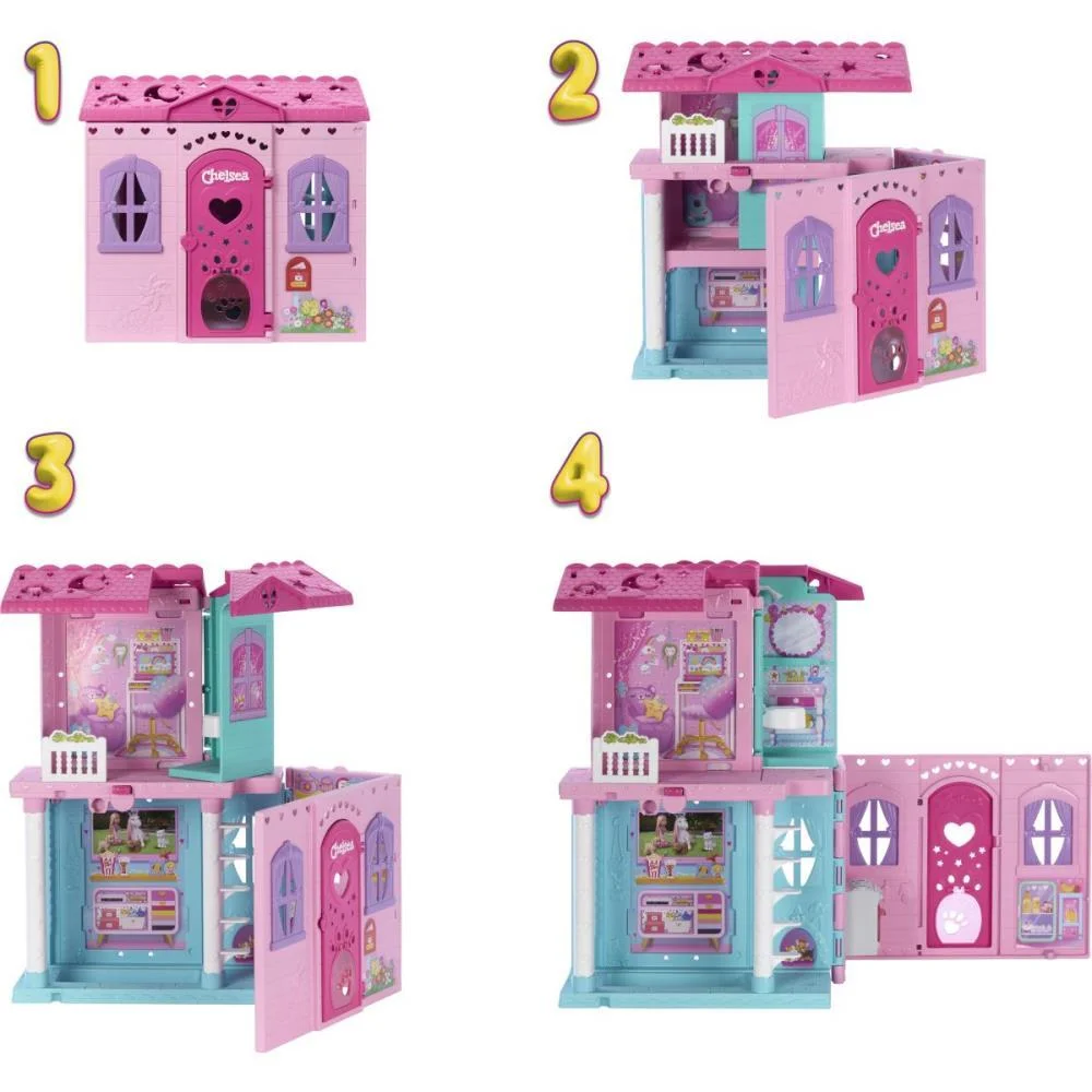 Barbie Family Casa Da Chelsea Transformavel Mattel - imagem 6