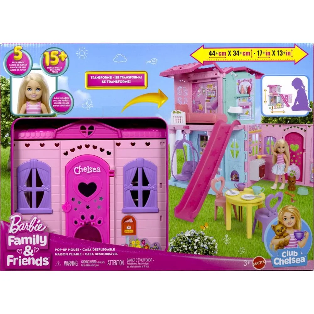 Barbie Family Casa Da Chelsea Transformavel Mattel - imagem 9