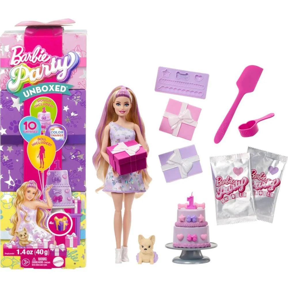 Barbie Reveal Party Unboxed Festa Dos Anim(S Mattel - imagem 3