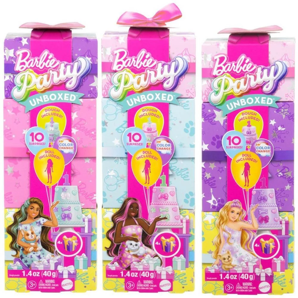 Barbie Reveal Party Unboxed Festa Dos Anim(S Mattel - imagem 25