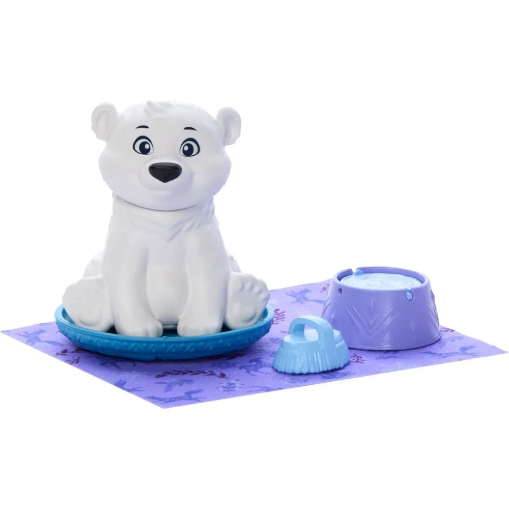 Boneca Disney Frozen Elsa Com Bebe Urso Mattel - imagem 5