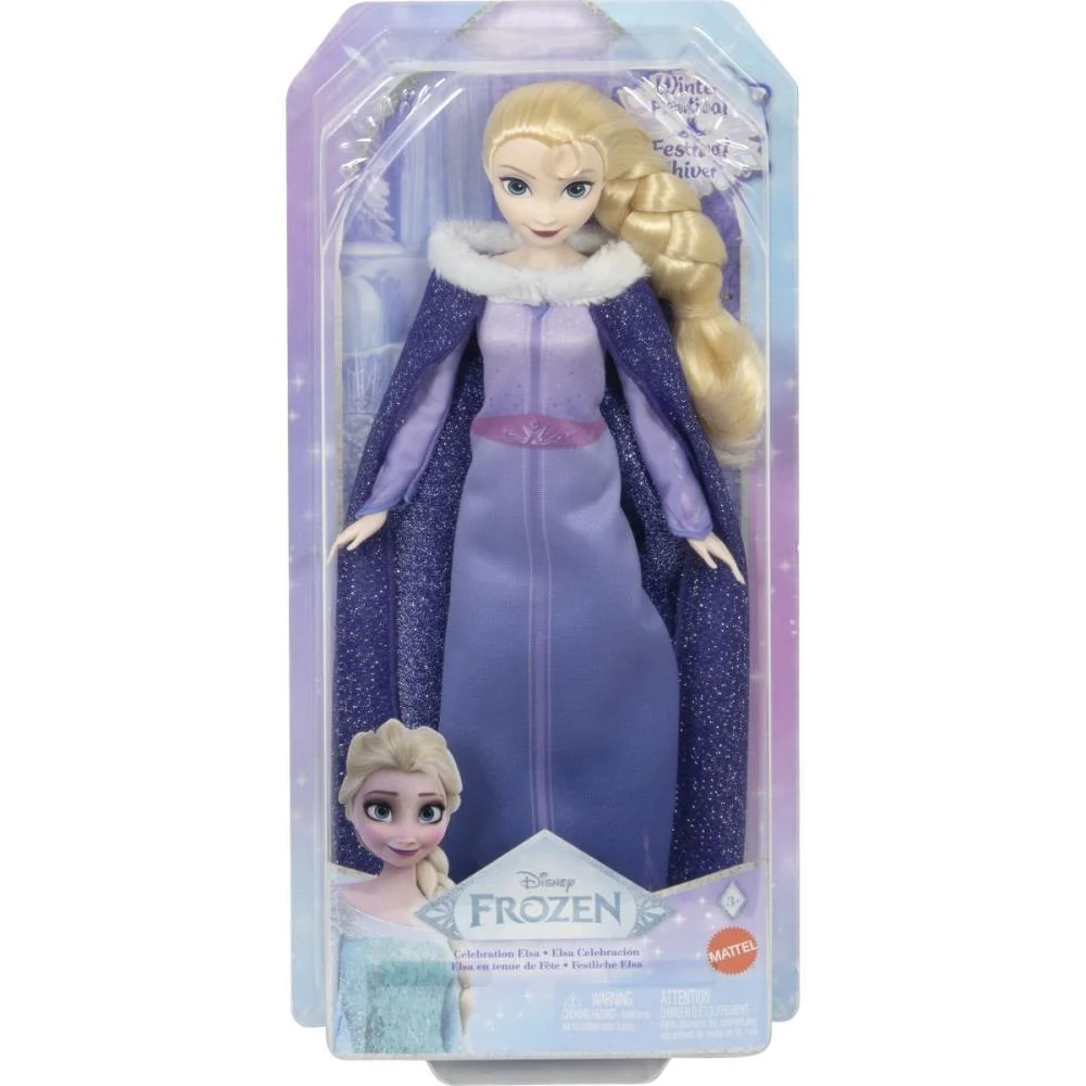 Boneca Disney Frozen Elsa Festival De Invern Mattel - imagem 5