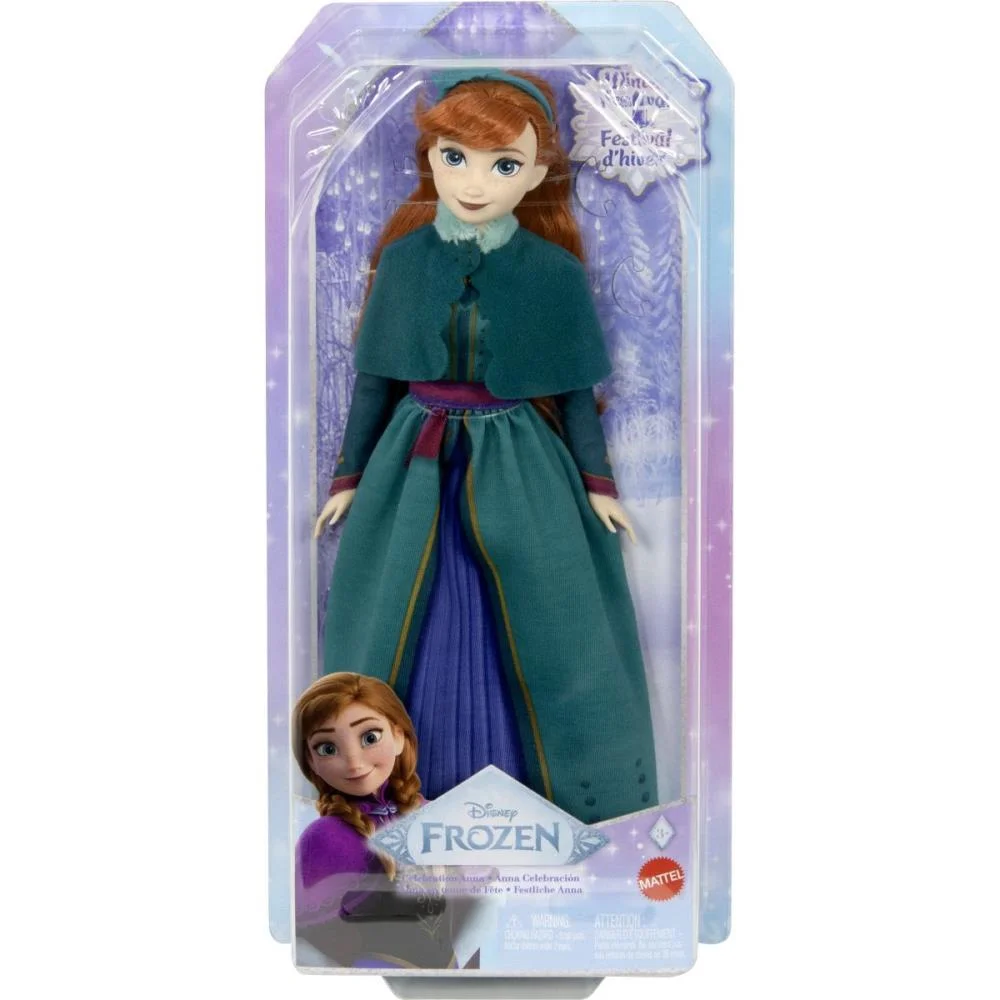 Boneca Disney Frozen Anna Festival De Invern Mattel - imagem 4