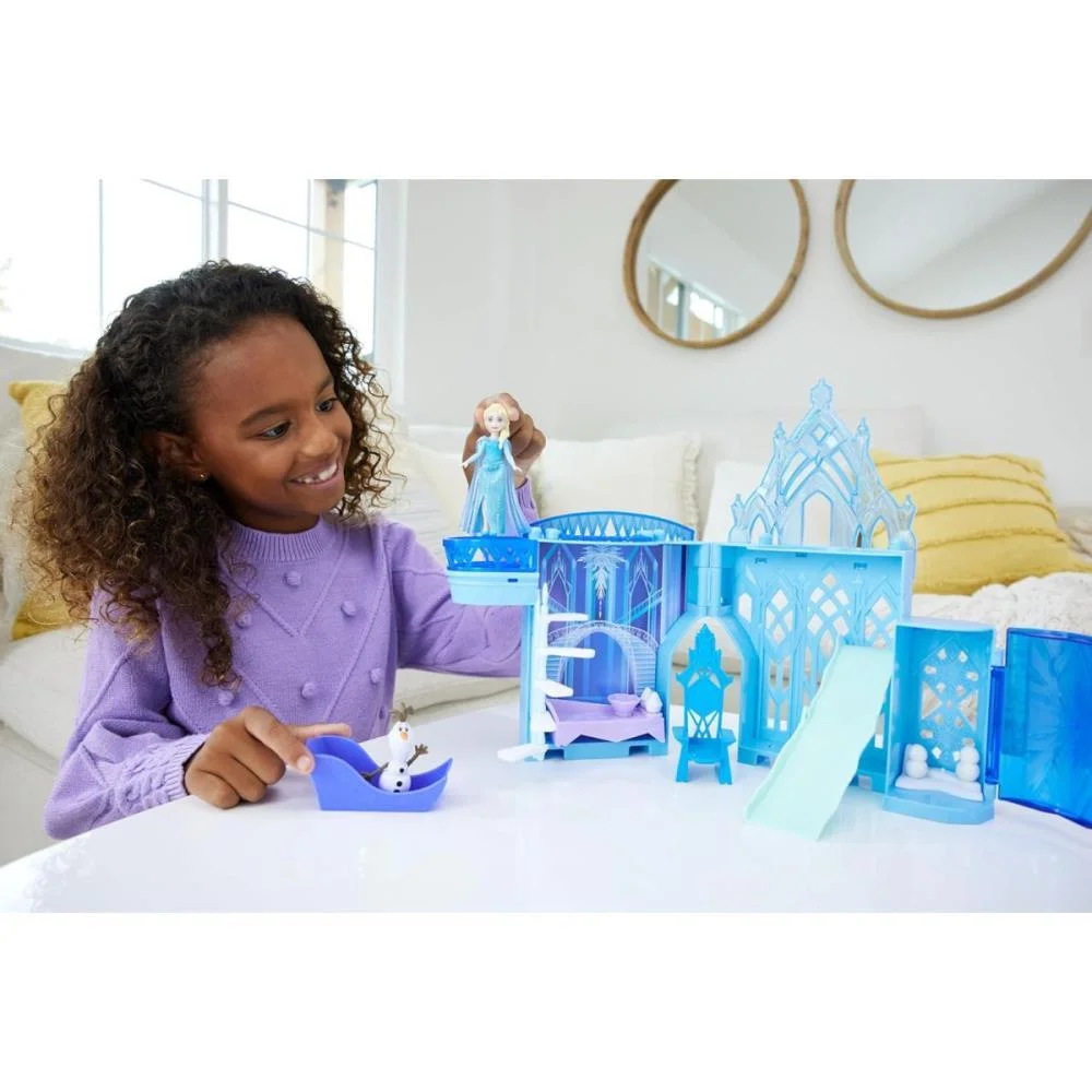 Boneca Disney Frozen Mini Palacio De Gelo Mattel - imagem 6