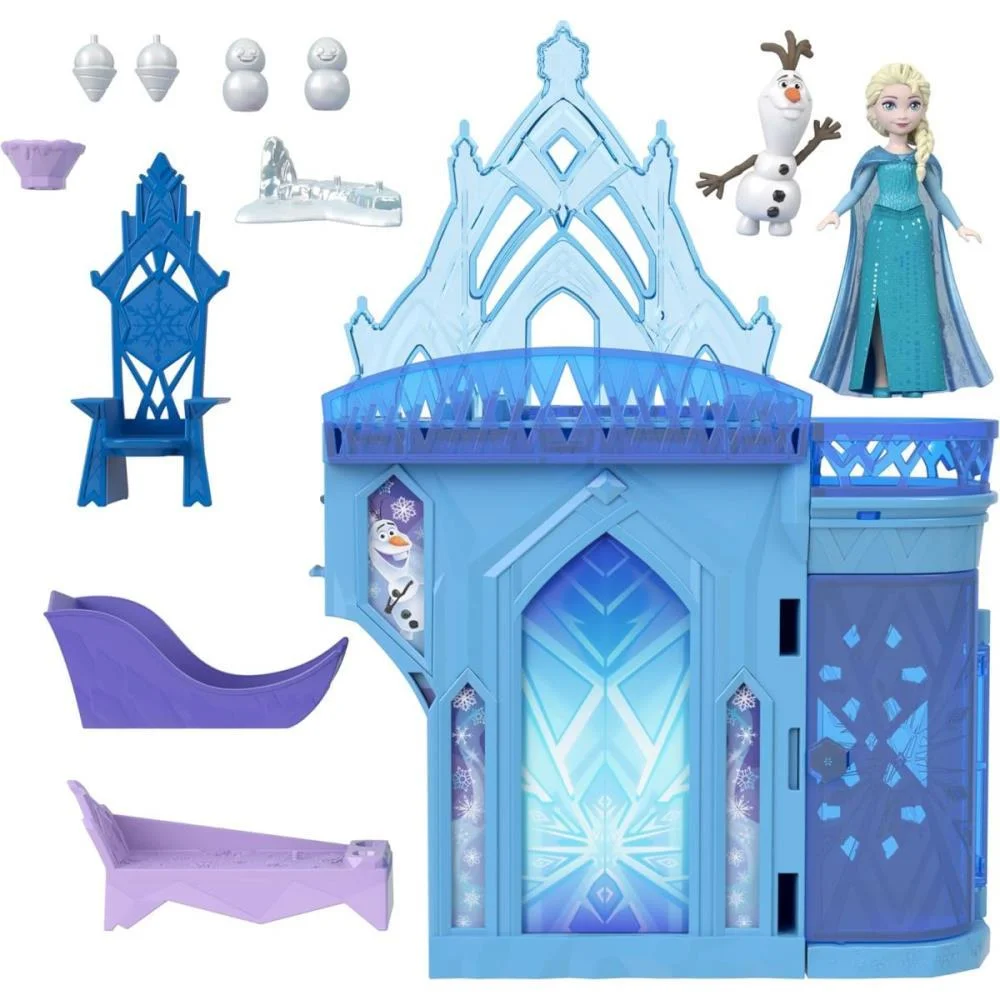 Boneca Disney Frozen Mini Palacio De Gelo Mattel - imagem 9