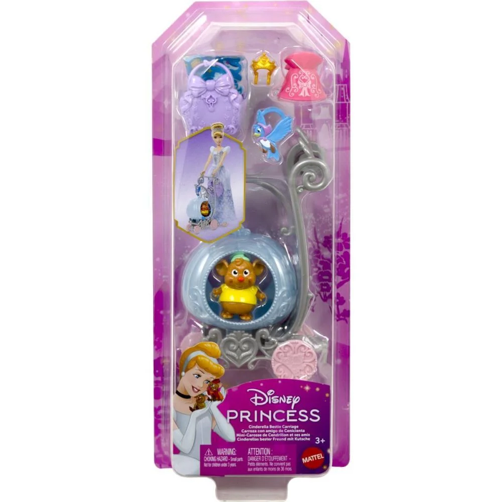 Boneca Disney Princesa Carrinho De Animais(S Mattel - imagem 10