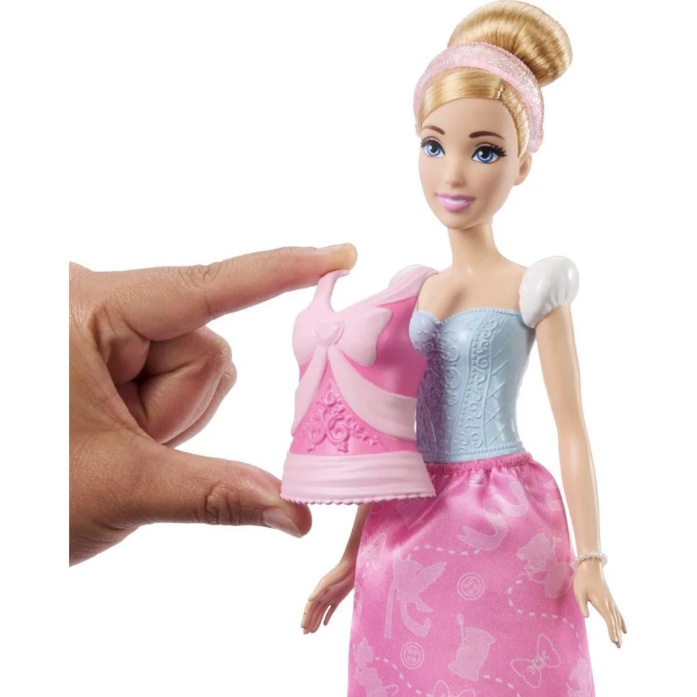 Boneca Disney Princesa Cinderela Fashio 2Em1 Mattel - imagem 5