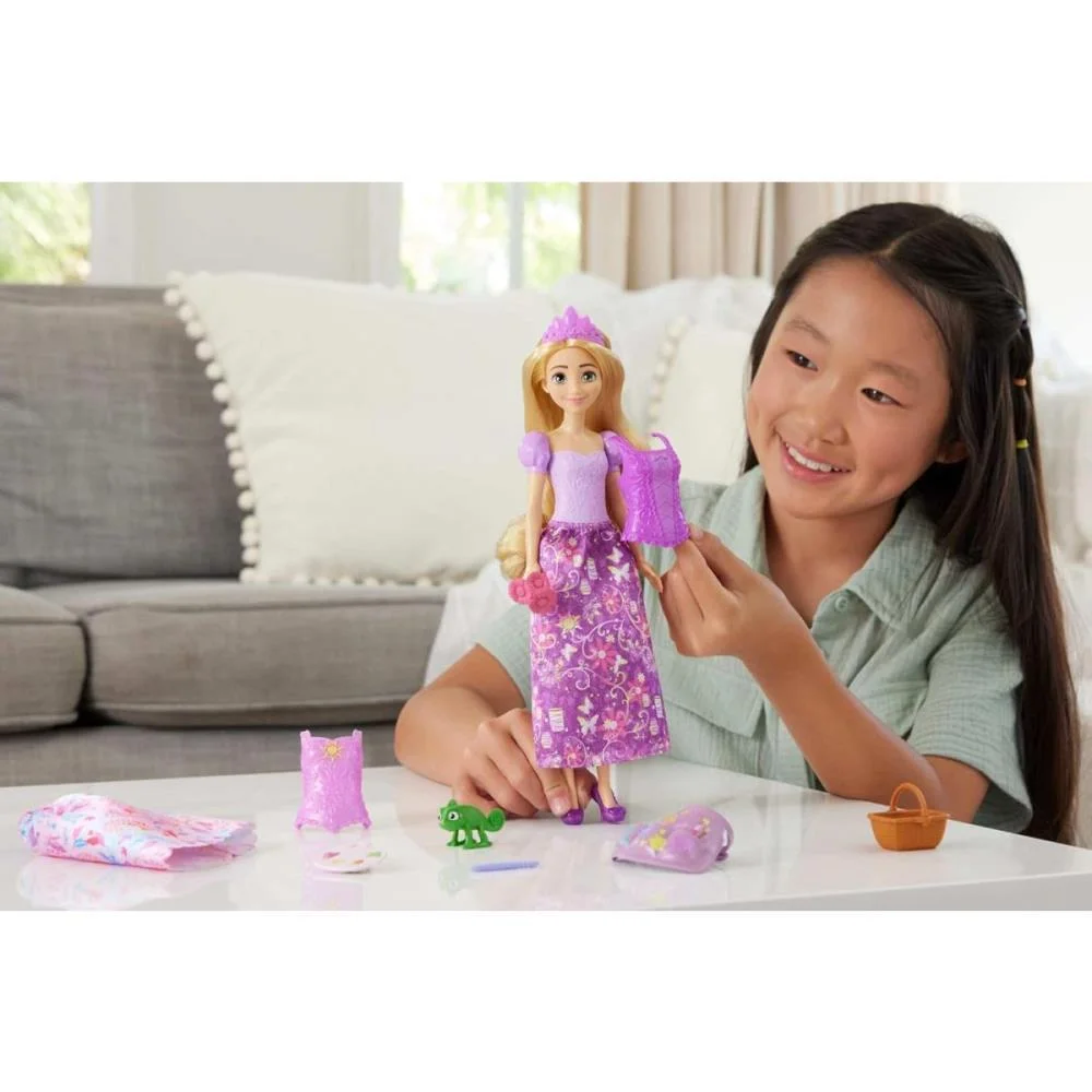 Boneca Disney Princesa Rapunzel Fashion 2Em1 Mattel - imagem 12