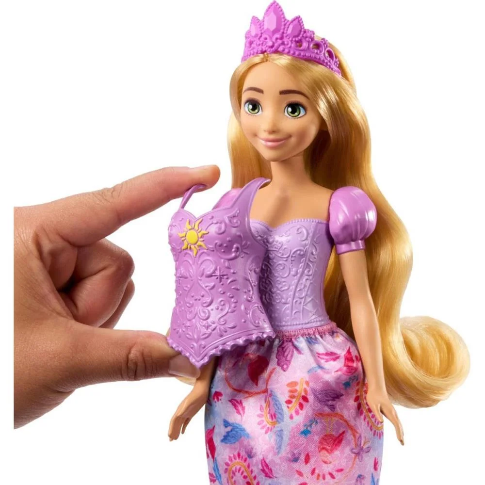 Boneca Disney Princesa Rapunzel Fashion 2Em1 Mattel - imagem 4
