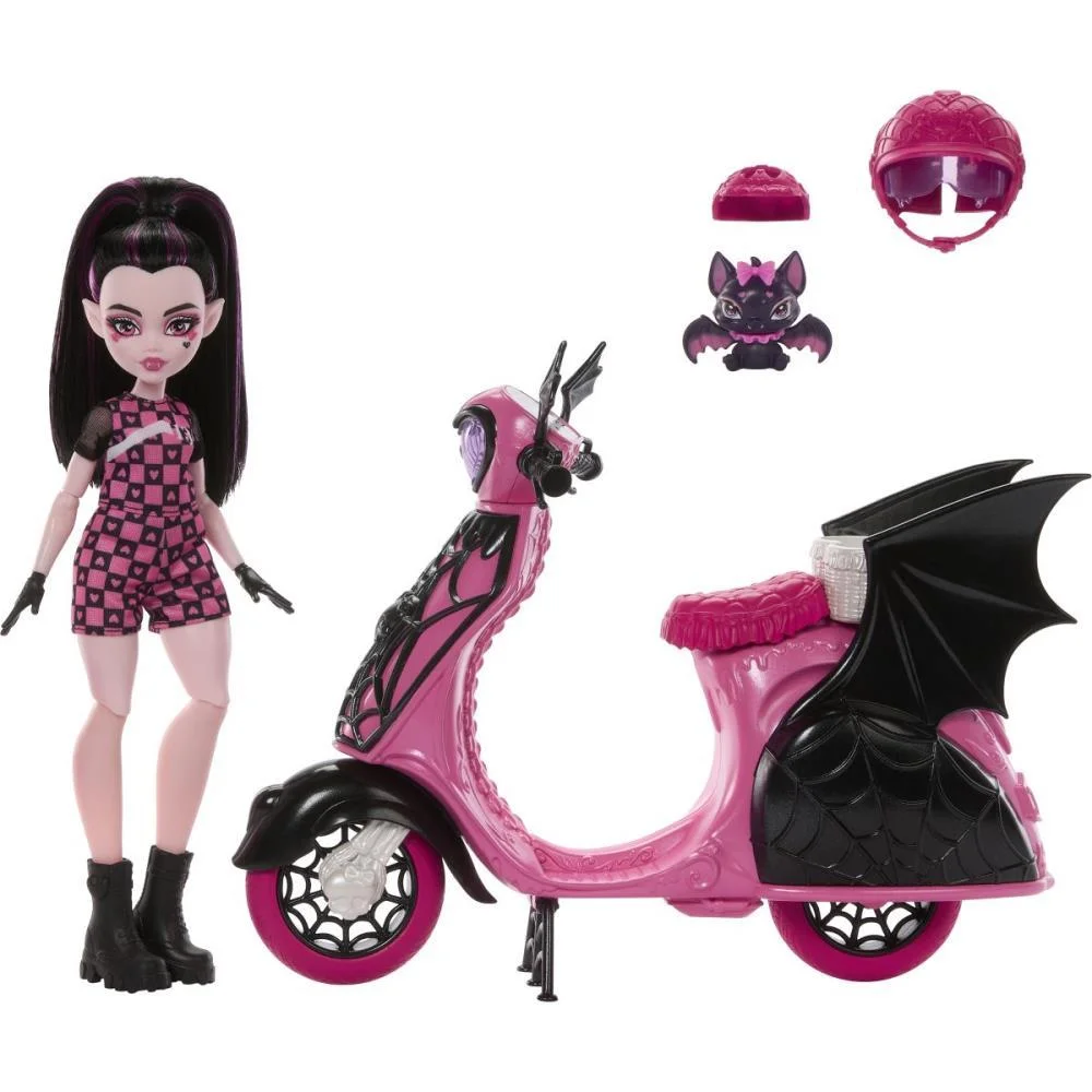 Monster High Draculaura Com Scooter Mattel - imagem 4