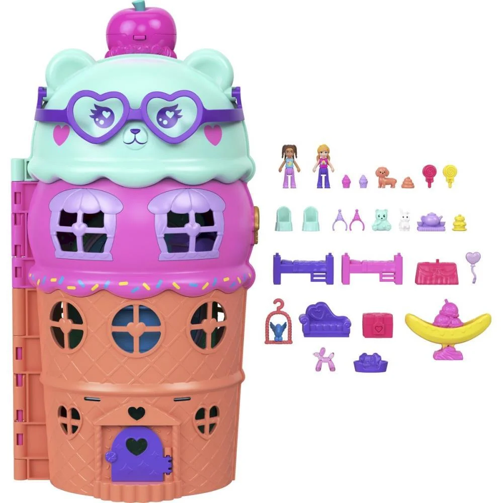 Polly Pocket Micro Conj. Casa De Sorvete Mattel - imagem 3