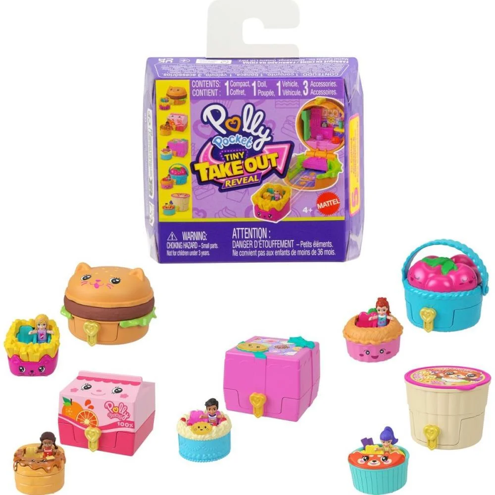 Polly Pocket Micro Reveal Comidinha Rapida (S) Mattel - imagem 3