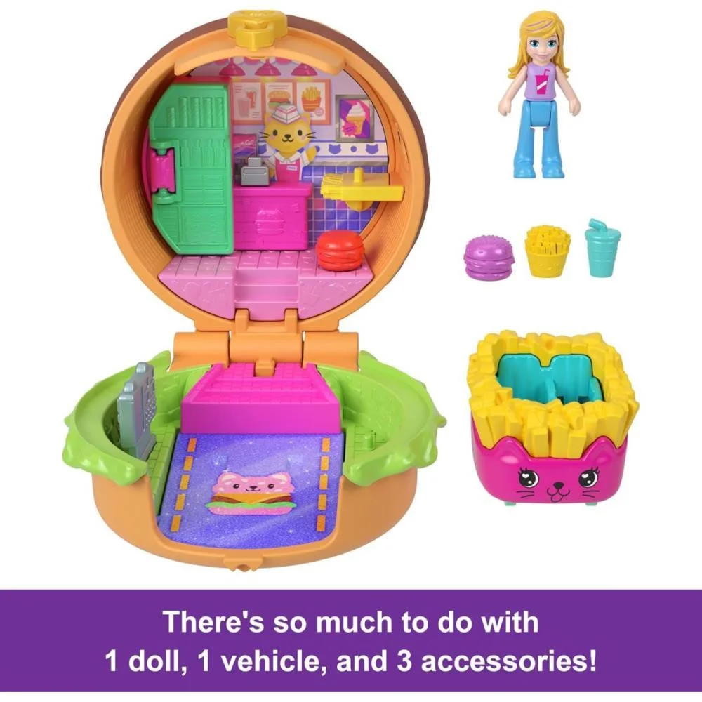 Polly Pocket Micro Reveal Comidinha Rapida (S) Mattel - imagem 6