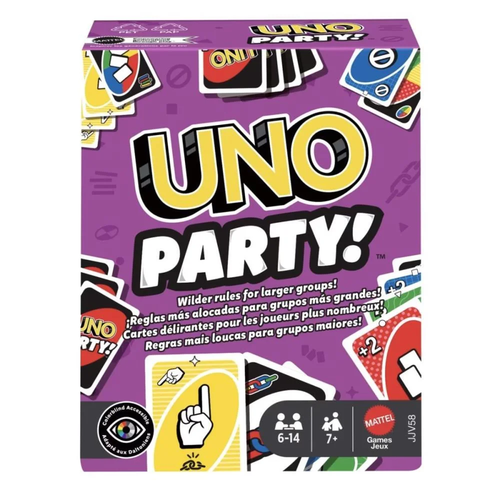 Jogo De Cartas Uno Party Refresh Mattel - imagem 2