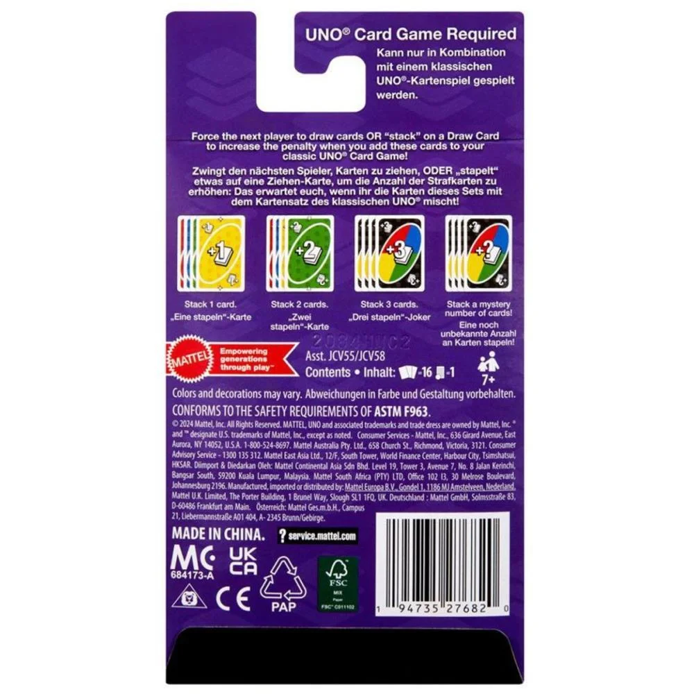 Jogo De Cartas Uno Extensões Adicionais (S) Mattel - imagem 18