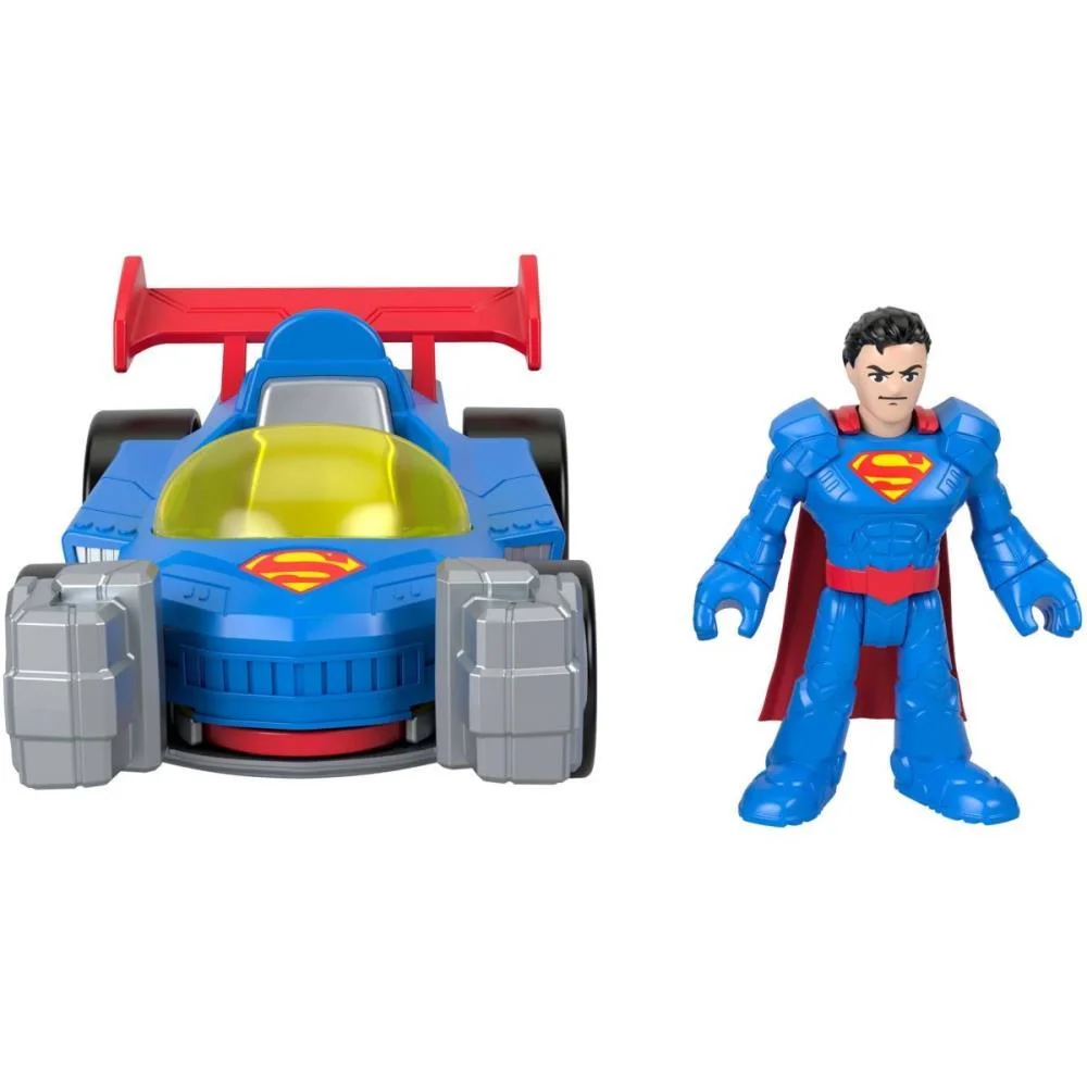 Imaginext Dcsf Supermobile + Figura Mattel - imagem 5