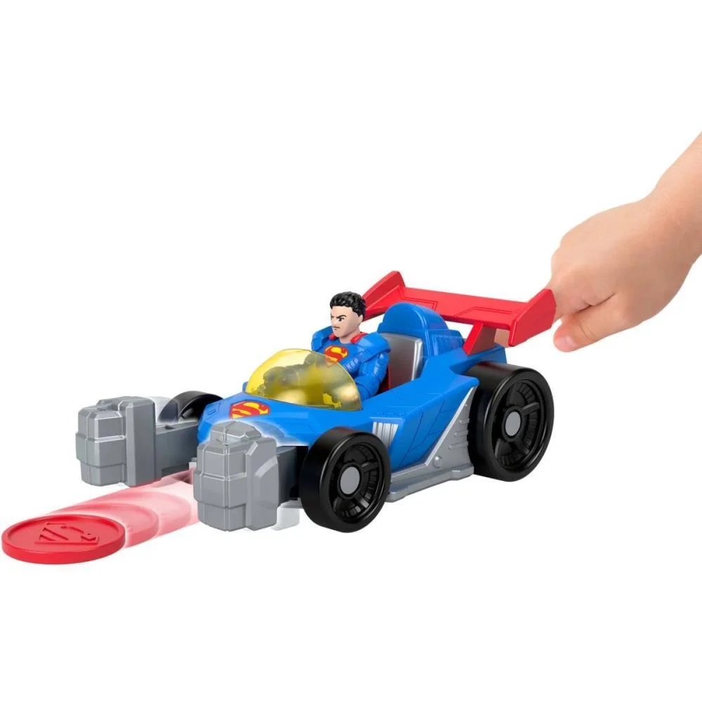 Imaginext Dcsf Supermobile + Figura Mattel - imagem 7