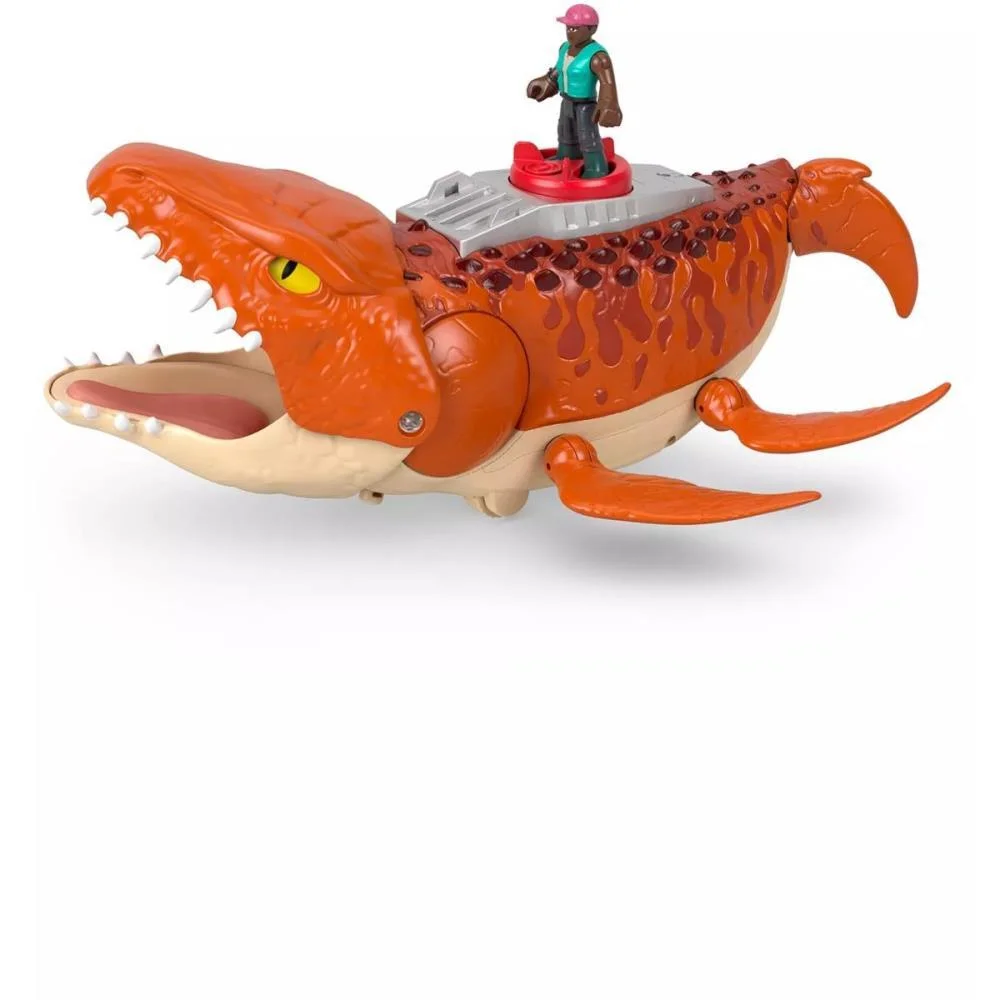 Imaginext Jw Rebirth Mosasaurus C/Som Mattel - imagem 4