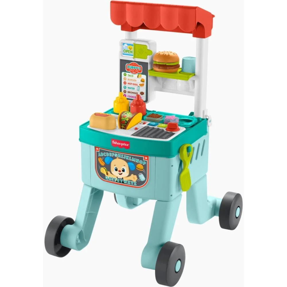 Fisher-Price Aprender Brincar Andador Carro De Snacks 4 Em 1 Mattel - imagem 2