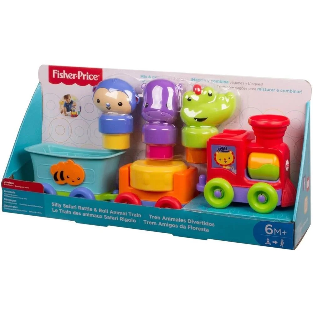 Fisher-Price Infant Trem Amigos Da Floresta Mattel - imagem 9