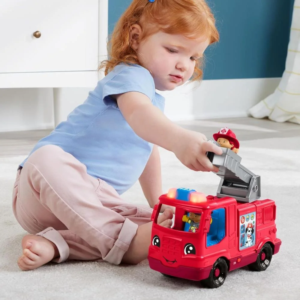 Fisher-Price Entretenimento Lp Caminhao Bombeiro Som E Luz Mattel - imagem 11