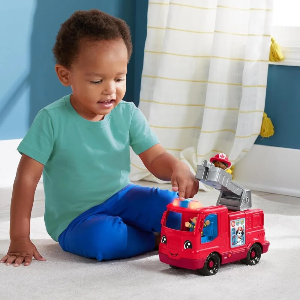 Fisher-Price Entretenimento Lp Caminhao Bombeiro Som E Luz Mattel - imagem 12