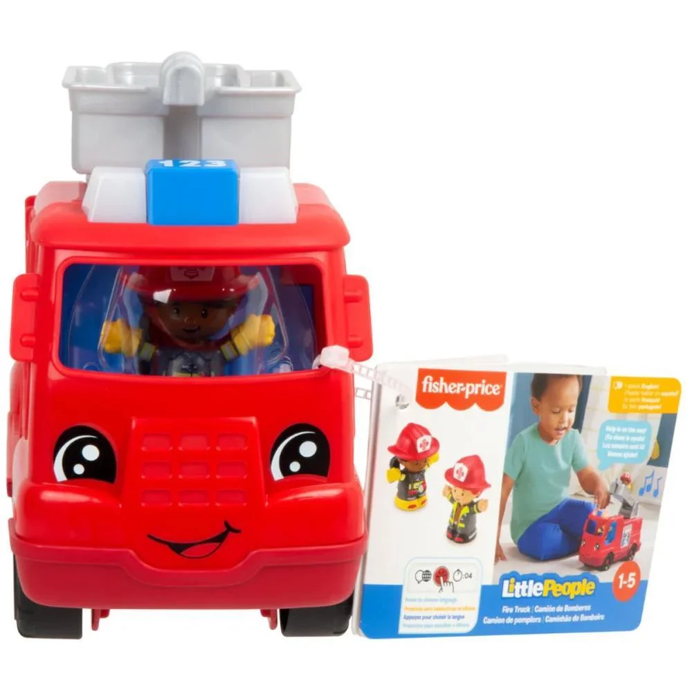 Fisher-Price Entretenimento Lp Caminhao Bombeiro Som E Luz Mattel - imagem 14