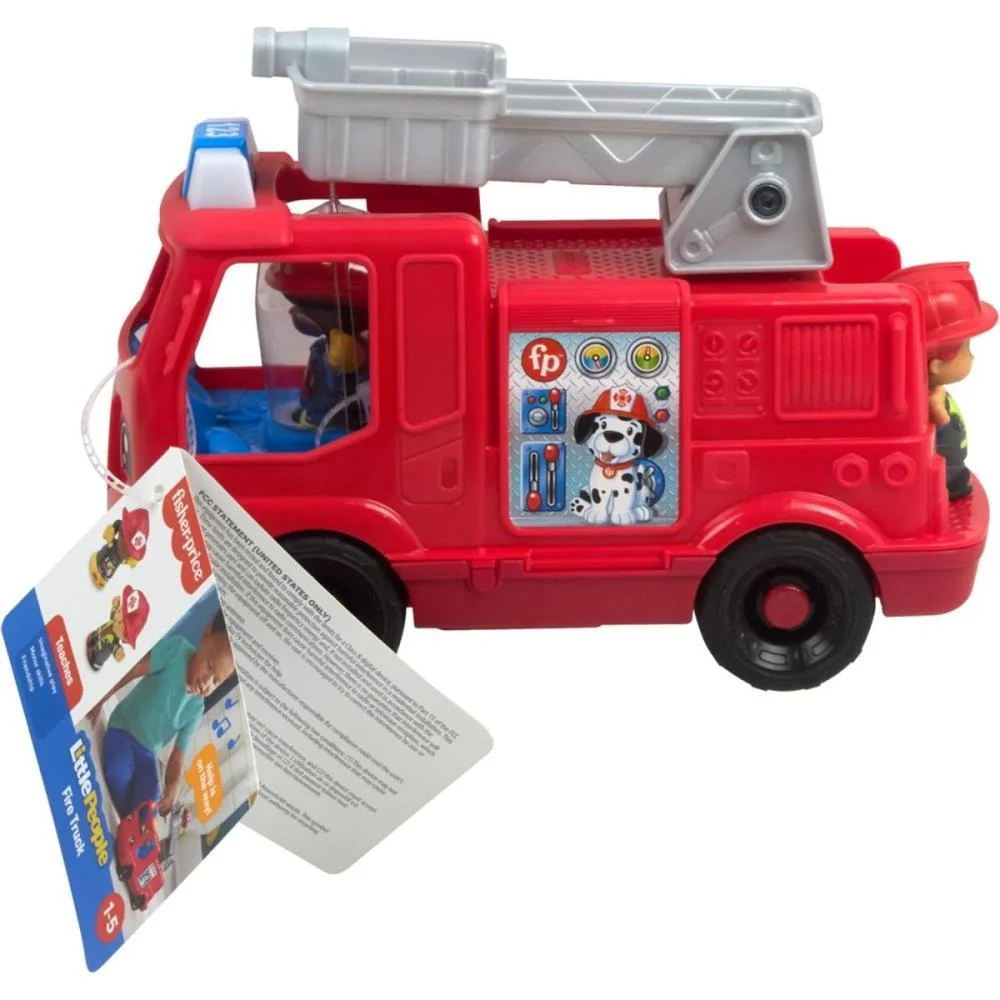 Fisher-Price Entretenimento Lp Caminhao Bombeiro Som E Luz Mattel - imagem 15