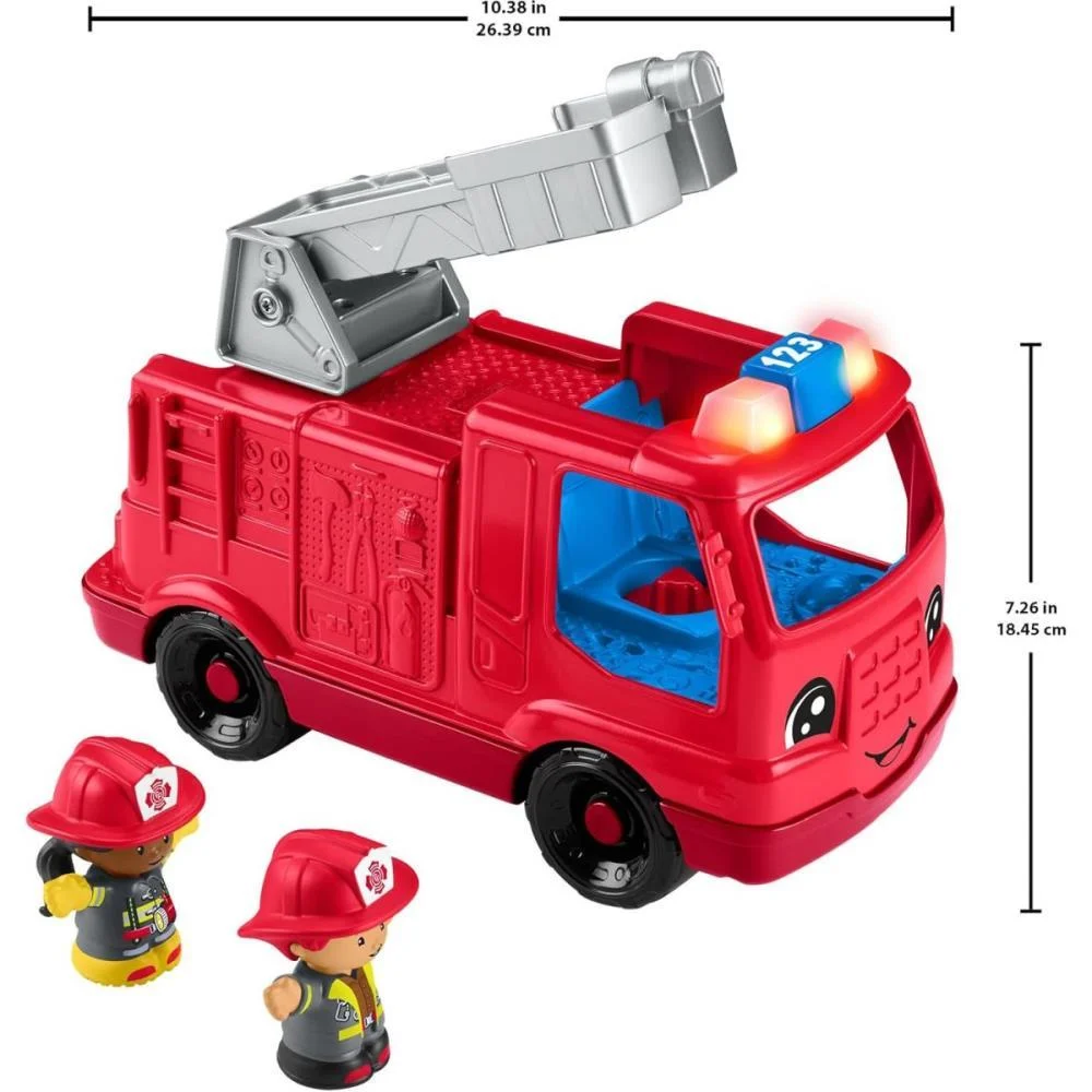 Fisher-Price Entretenimento Lp Caminhao Bombeiro Som E Luz Mattel - imagem 3