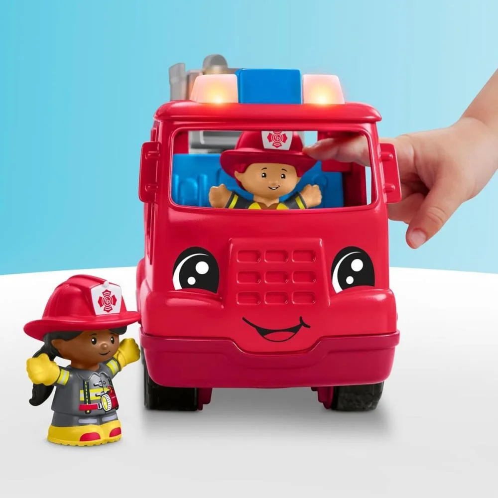 Fisher-Price Entretenimento Lp Caminhao Bombeiro Som E Luz Mattel - imagem 7