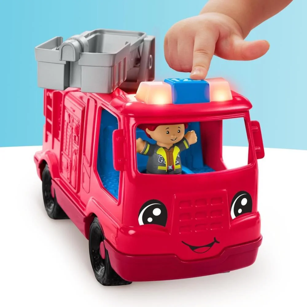 Fisher-Price Entretenimento Lp Caminhao Bombeiro Som E Luz Mattel - imagem 8