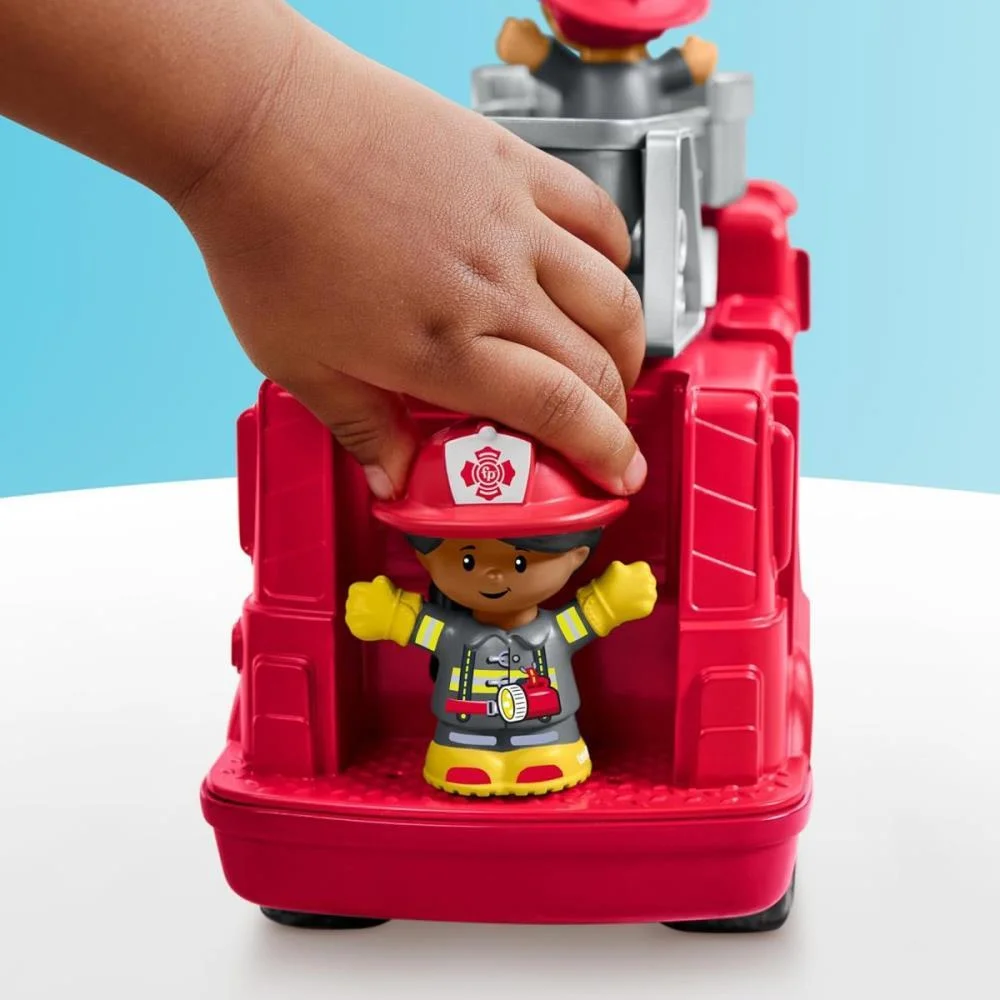 Fisher-Price Entretenimento Lp Caminhao Bombeiro Som E Luz Mattel - imagem 10