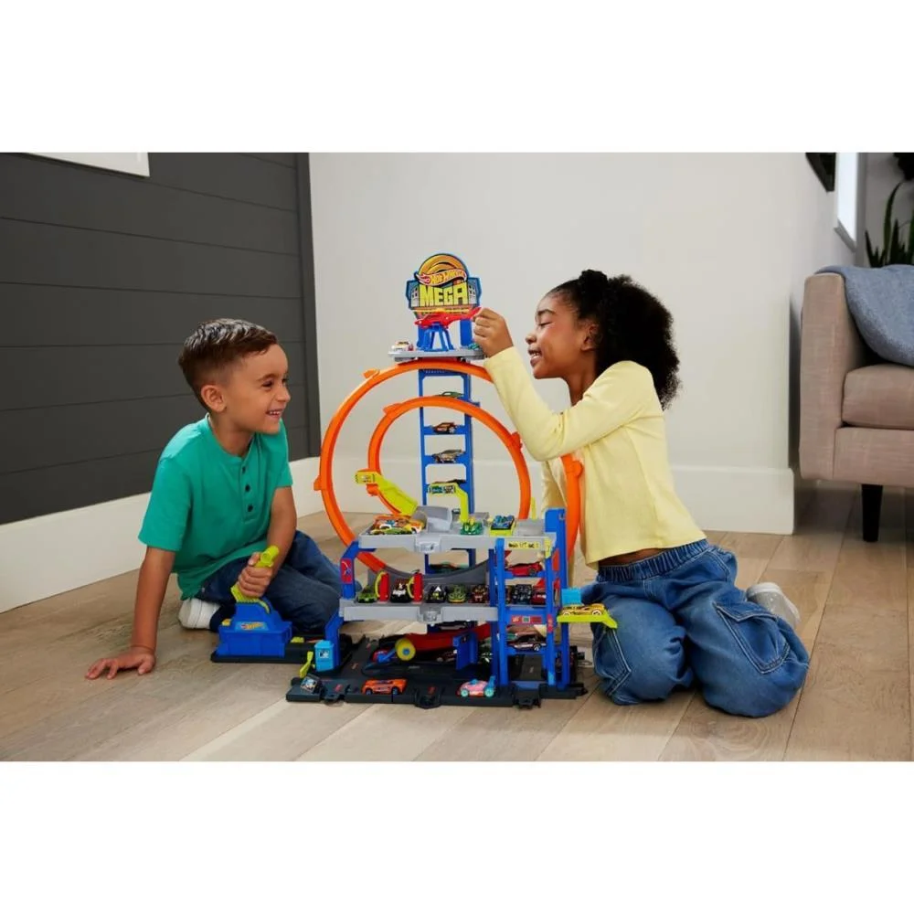 Hot Wheels Pista City Mega Garagem Mattel - imagem 11
